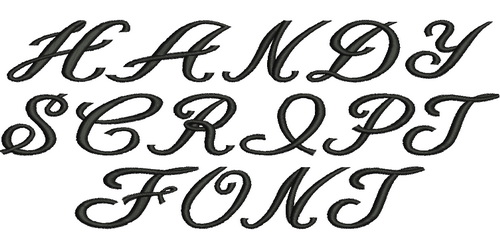 Handy Script Font