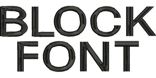 Block Font