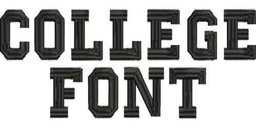 College Font