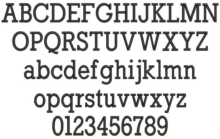 Serif 3 Font