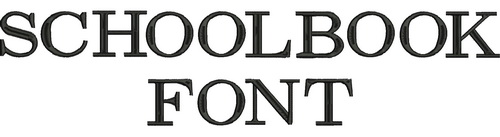 Schoolbook Font