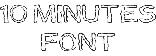 10 Minutes Font