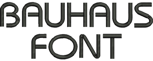 Bauhaus Font