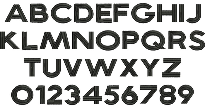 Micro Block Font