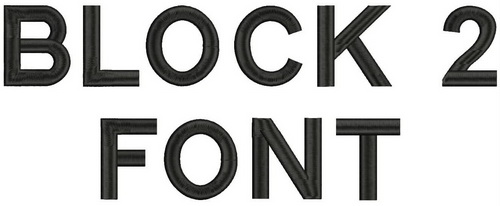 Block 2 Font