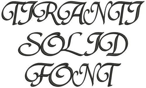 Tiranti Solid Font