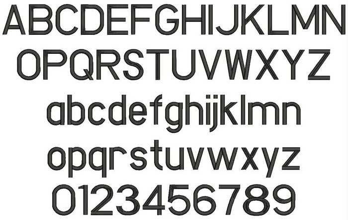 Utility Block Font