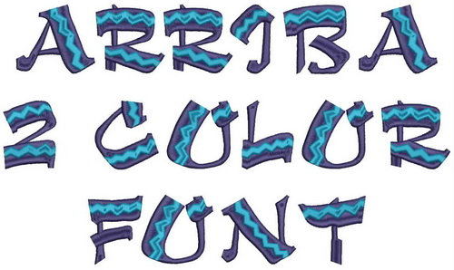 Arriba 2 Color Font