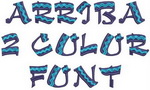 Arriba 2 Color Font
