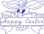 Bluework Happy Easter