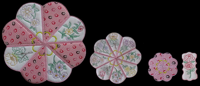 Flower Dinner Place mat set