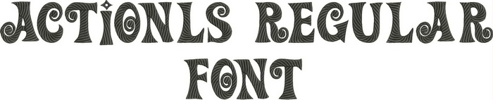 Actionls Regular Font