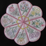 Flower Dinner Place mats