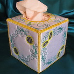 Sunflower Tissue Box Covers