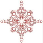 Twinkle Star - Redwork